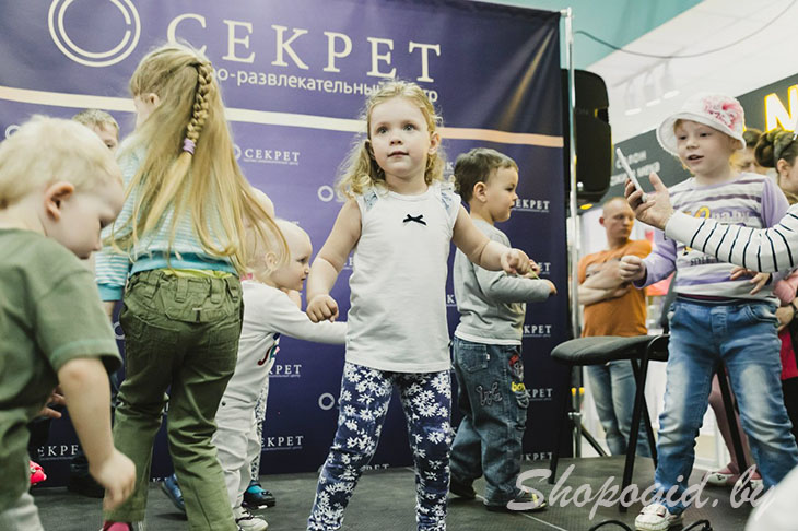 Детский праздник в ТЦ Секрет в Гомеле 31 мая ко Дню защиты детей - фотоотчет