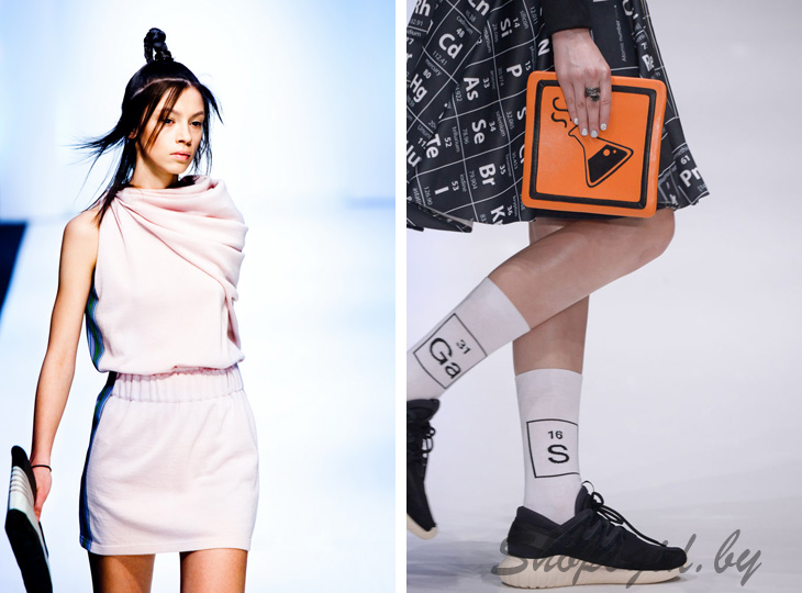 Dasha Gauser на Belarus Fashion Week 7 апреля 2016 в Минске