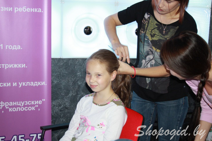 Модные прически для детей в Минске